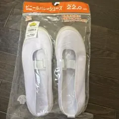 TOPVALU バレーシューズ 22.0cm ホワイト