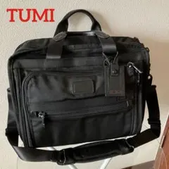 極美品✨トゥミ ブリーフケース オールレザー 黒 2way A4 PC 拡張機能