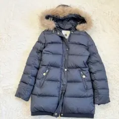 洗える✨La MODE ラモード ダウンコート ファー ラメ　ダウンジャケット