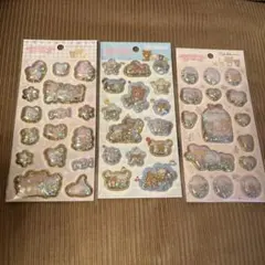 リラックマ　キラッとぷくぷくエアーシール　シャカシャカシール