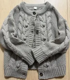 après les cours アプレレクール　ケーブル編みカーディガン