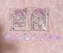 シークレットカスタムアクリルチャーム＆ラバーバンド マイメロディ