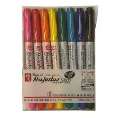 寺西化学 マジェスター スリム 8色セット 油性マーカーのサムネイル