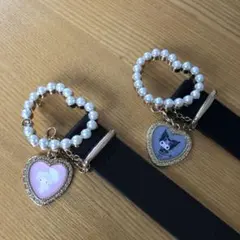 青木美沙子 サンリオ ハートバックル チャームつきベルト