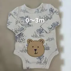 baby gap ベビーギャップ　ブラナンベア　長袖ロンパース　　60 0〜3m