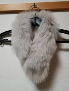 未使用タグ付き☆tiedeur sagafurs　フォックスファー　マフラー