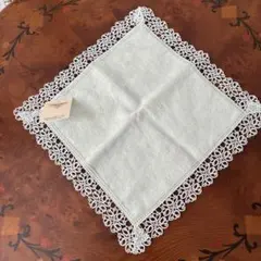 ✨新品✨近沢レースハンカチ 薄いグリーンのサムネイル
