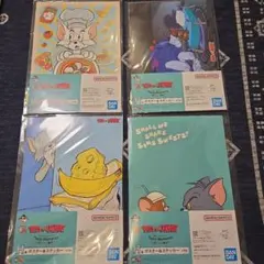 トムとジェリー 一番くじ ポスター ステッカー 4枚セット