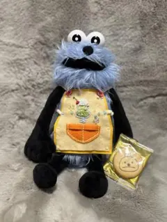 パペットスンスン ぬいぐるみ用エプロン メロンクリームソーダ柄 刺繍 アップリケ