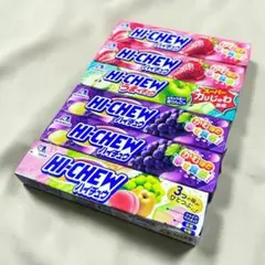 森永ハイチュウ6本セット いちご、ぶどう、青リンゴ、ミックス