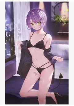 ☆新品未開封 じゃんじゃら丼 さなだケイスイ 下着トワ様 B2タペストリー