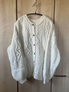 Niko and… アイボリー ニットカーディガン