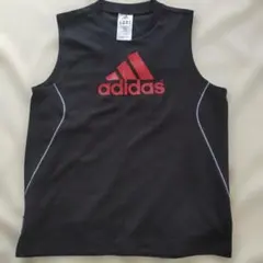adidas アディダス ノースリーブ タンクトップ 160cm ブラックのサムネイル