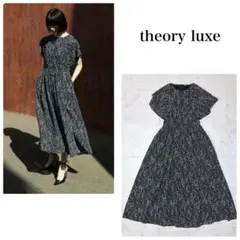theory luxe 23ss ウォッシャブルリネン 半袖ワンピース　38 Theory luxe 23ss ウォッシャブルリネン 半袖ワンピース 38 黒 - メルカリ