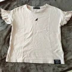KANGOL KIDS フリル袖 Tシャツ ピンク １３０