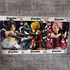 NARUTO フィギュア3体 ナルト　サスケ　サクラ
