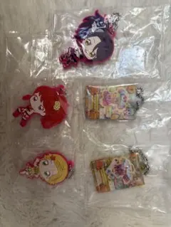 アイカツ×プリパラ ラバーストラップ カードストラップ ガチャガチャ