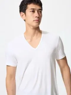 ユニクロ/ヒートテックVネックT