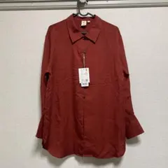 【新品未使用】　UNIQLO ハナタジマ　リラックスロングシャツ　値下げ不可のサムネイル