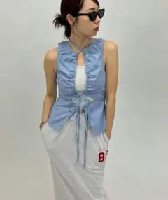 WHO’S WHO gallery　ギャザーコイルデザインジレ