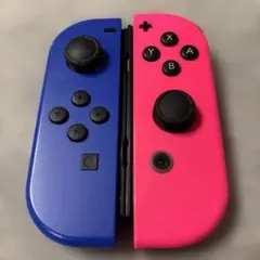 【美品純正完動品】Nintendo Switch 深青ピンク コントローラー①