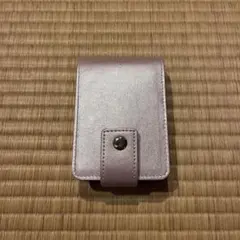 ミラー付きポーチ ピンクのサムネイル
