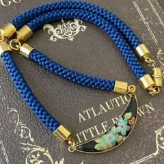 七宝デザインモチーフ　エナメル　ヴィンテージ ネックレス