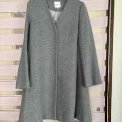 KUMIKYOKU グレー ロングコート サイズ2