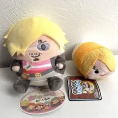 むぎむぎおてだま　麦たまの一味　ワンピース　サンジ　マスコット　ぬいぐるみ