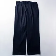 古着DOCKERS D3 アメカジ クラシック トラッド ワーク 紺 ワイドチノ