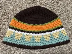 クラッシャーハット　コットン　オールシーズン　古着　男女兼用