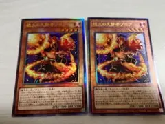 遊戯王　絶火の大賢者ゾロア　レリーフ　2枚　マギストス