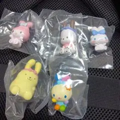 コンプ　サンリオキャラクターズ なりきりうさぎさんフィギュア 全5種セット