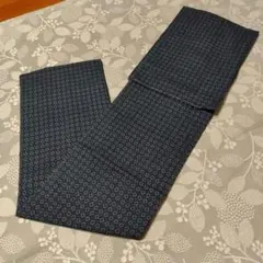 新品ネイビー 幾何学模様 小紋