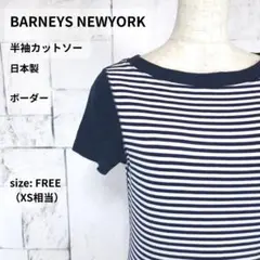 美品 BARNEYS NEWYORK 半袖 カットソー ボーダー XS相当のサムネイル