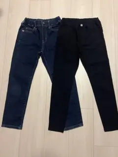 ユニクロ GU パンツ 120 2本セット