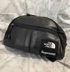 【美品】Supreme × THE NORTH FACE レザーショルダーバッグ