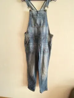 GAP デニムオーバーオール スリムレッグ