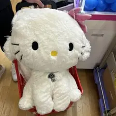 Hello Kitty ぬいぐるみ ホワイト ピンク