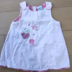 ワンピース　コーデュロイ　サイズ90- 100 女の子　秋冬用