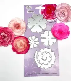 【Quilled Creations】クイリングダイ ピオニー（牡丹）