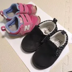 値下げ　New Balance （13.5cm?） & 黒靴（14cm）冠婚葬祭