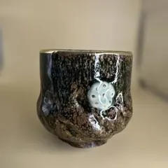 骨董，アンティーク，汤吞，茶具，青磁 ，貫入 ，ぐい呑み， 陶芸 ，盃