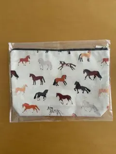 馬柄 ポーチ