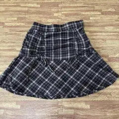 LOVETOXIC チェック柄スカート150 インナーパンツ付き　調整ゴム付き