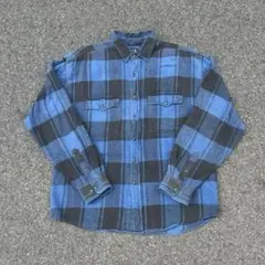 90s old GAP チェックネルシャツ
