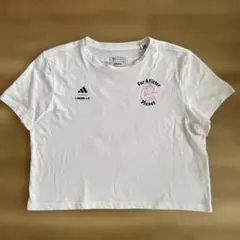 adidas lesmillsレディース 白Tシャツ
