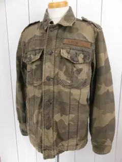 【値下げ】アバクロンビー＆フィッチ　迷彩柄　ミリタリージャケット　L
