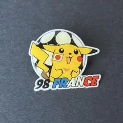 【ピカチュウ ピンバッジ】1998 フランス ワールドカップ ポケモン