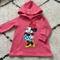 Disney baby ミニーマウス フード付き パーカー 80